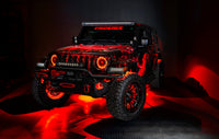 Oracle Jeep Wrangler JL/Gladiator JT Sport High Performance W LED Fog Lights - Red
