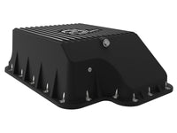 aFe Transmission Pan (Black); Ford Diesel Trucks 03-10 V8-6.0/6.4L (td)