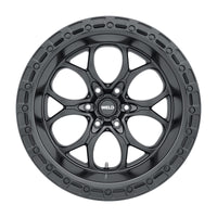 Weld Off-Road W108 20X10 Ledge 6X139.7 ET-18 BS4.75 Satin Black / Black Ring 106.1