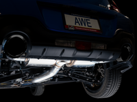AWE Tuning Subaru BRZ/ Toyota GR86/ Toyota 86 Touring Edition Cat-Back Exhaust- Diamond Black Tips