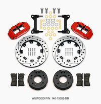 Wilwood Narrow Superlite 6R Front Kit 12.19in Drilled Red 63-87 C10 w/ Wilwood Pro Spindles