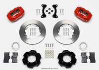 Wilwood Forged Dynalite Front Hat Kit 11.00in Red 95-05 Miata