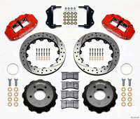Wilwood Narrow Superlite 6R Front Hat Kit 12.88in Drilled Red 84-87 Corvette C4