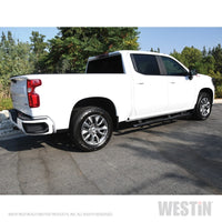 Westin 2019-2026 Chevy Silverado/Sierra 1500 Crew Cab Non LD PRO TRAXX 4 Oval Nerf Step Bars - Black
