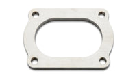 Vibrant T304 SS 4 Bolt Flange for 3in O.D. Oval tubing