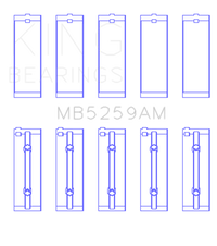King Engine Bearings Acura B18A1/B1/C1/C5 K20A/K24A Main Bearing Set - Size STD