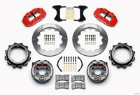 Wilwood Narrow Superlite 4R Rear P-Brk Kit 12.88in Red Strange Eng Floater 3.49in Offset