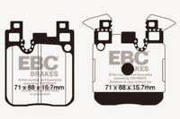 EBC 14-18 BMW M3 3.0 Twin Turbo (F80) Redstuff Rear Brake Pads