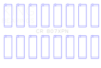 King Engine Bearings Chevy LS1/LS6/LS3 Performance Rod Bearing Set - Size STDX