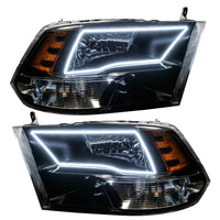 Oracle Lighting 09-18 RAM 1500 Sport Halo Headlights - Blk Housing w/2.0 Controller