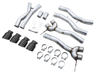 AWE Tuning Track Edition Cat-Back Exhaust for BMW G8X M3/M4 - Diamond Black Tips