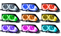 Oracle 02-05 BMW 3 Series SMD HL - Black - ColorSHIFT w/ 2.0 Controller