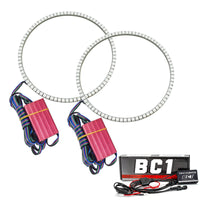 Oracle Jeep Wrangler JL/JT LED Surface Mount Headlight Halo Kit - w/ BC1 Controller