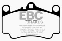 EBC 03-05 Porsche 911 (996) (Cast Iron Rotor only) 3.6 Carrera 4S Yellowstuff Front Brake Pads