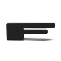 ORACLE Lighting Universal Illuminated LED Letter Badges - Matte Blk Surface Finish - F