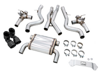 AWE Tuning BMW F8X M3/M4 Track Edition Cat-Back Exhaust - Diamond Black Tips