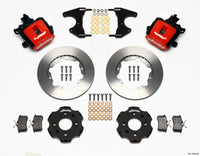 Wilwood Combination Parking Brake Rear Kit 11.00in Red Civic / Integra Drum 2.46 Hub Offset