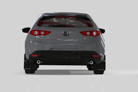 Rally Armor 19-26 Mazda3 Hatchback Black UR Mud Flap w/Red Logo