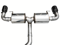 AWE 19-23 BMW 330i / 21-23 BMW 430i Base G2X Touring (Excl. Conv) Axle-Back Exhaust - Diamond Black