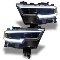 Oracle 19-21 RAM 1500 Headlight DRL Kit Projector LED - RGBW+A w/ Simple Controller