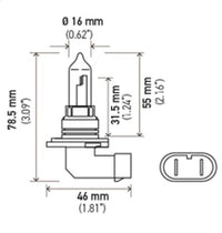 Hella Optilux HB3 9005 12V/65W XY Xenon Yellow Bulb