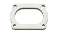 Vibrant T304 SS 4 Bolt Flange for 3in O.D. Oval tubing