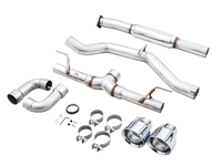 AWE Tuning Subaru BRZ/ Toyota GR86/ Toyota 86 Track Edition Cat-Back Exhaust- Chrome Silver Tips