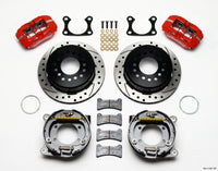 Wilwood Dynapro Low-Profile 11.00in P-Brake Kit Drill-Red Big Ford 2.36in Offset
