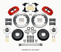 Wilwood Narrow Superlite 6R Front Hub Kit 12.88in Red 82-92 Camaro//Firebird