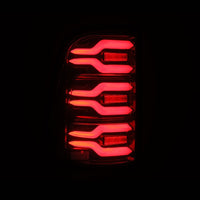 AlphaRex 19-21 Dodge Ram 1500 Luxx-Series LED Tail Lights Black/Red w/Activ Light/Seq Signal