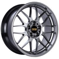BBS RG-R 17x7 4x100 ET38 Diamond Black Wheel -70mm PFS/Clip Required