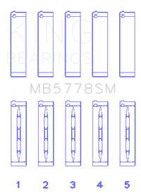 King Engine Bearings Audi/VW 1.8/2.0 TSI/TFSI Main Bearing Set - Size STD