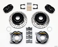 Wilwood Forged Dynalite P/S Park Brake Kit Drilled Chevy 12 Bolt-Spec 3.15in Bearing Staggered mt