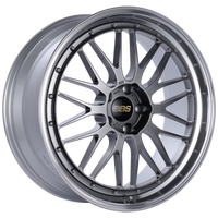 BBS LM 21x9 5x120 ET32 Diamond Black Center Diamond Cut Lip Wheel -82mm PFS/Clip Required