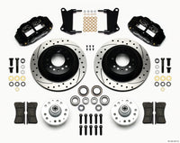 Wilwood Narrow Superlite 6R Front Hub & 1PC Rtr Kit 12.88in Drilled 67-69 Camaro 64-72 Nova Chevelle