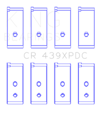 King Engine Bearings Honda B18A1/B18B1 pMaxKote Performance Rod Bearing Set