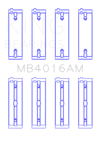 King Engine Bearings Mitsubishi 181CI 3.0L 6G72 V6 Main Bearing Set - Size STD