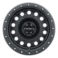 Method MR307 Hole 17x8.5 0mm Offset 5x5 94mm CB Matte Black Wheel