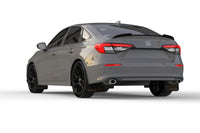 Rally Armor 22-26 Honda Civic/Civic Si/Sport Black UR Mud Flap w/White Logo