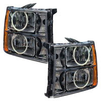 Oracle Lighting 07-13 GMC Sierra Pre-Assembled LED Halo Headlights - Blue