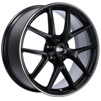 BBS CI-R 20x8.5 5x112 ET42 Satin Black Polished Rim Protector Wheel -82mm PFS/Clip Required