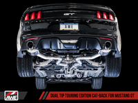 AWE Tuning S550 Mustang GT Cat-Back Exhaust - Touring Edition (Chrome Silver Tips)