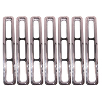 Rugged Ridge Grille Inserts Chrome 87-95 Jeep Wrangler YJ