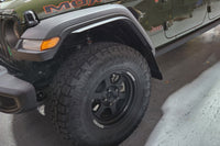 Rally Armor 19-26 Jeep JT Gladiator (Mojave/Rubicon) Black Mud Flap w/Grey Logo