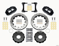 Wilwood Narrow Superlite 4R Front Hat Kit 12.88in Drill 2007-Up Jeep Wrangler