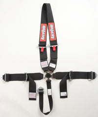 RaceQuip Black SFI CAMLOCK 5pt Dragster U Belt