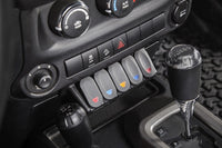 Rugged Ridge Lower Console Switch Panel 11-18 Jeep Wrangler JK/JKU