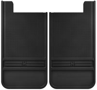 Husky Liners Universal 12in Wide Black Rubber Rear Mud Flaps w/o Weight