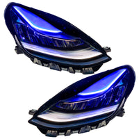 Oracle 17-21 Tesla Model 3 Headlight DRL Upgrade Kit - ColorSHIFT w/o Controller