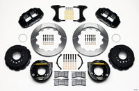 Wilwood Narrow Superlite 4R Rear P-Brk Kit 12.88in Chevy 12 Bolt w/ C-Clips